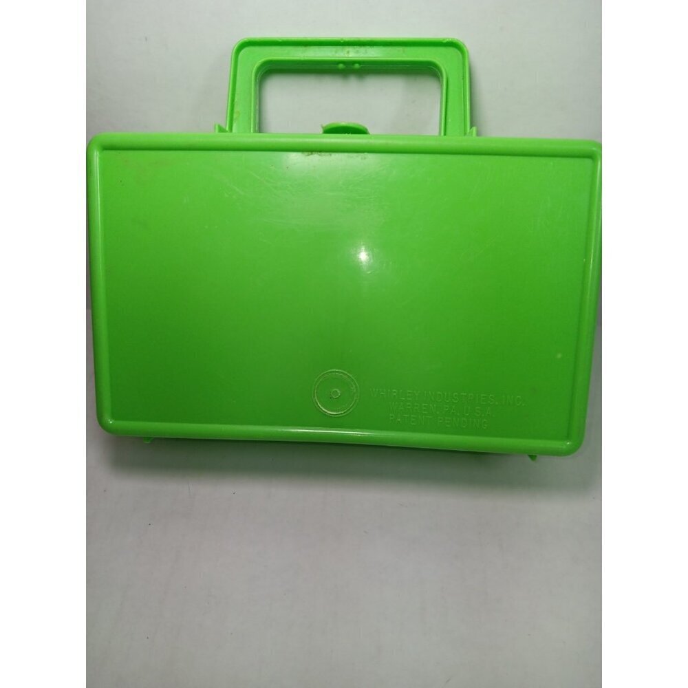 Rare Vintage Kings Island Flintstones Bus Stop Lunch Box Green 1988 - Picture 4 of 5